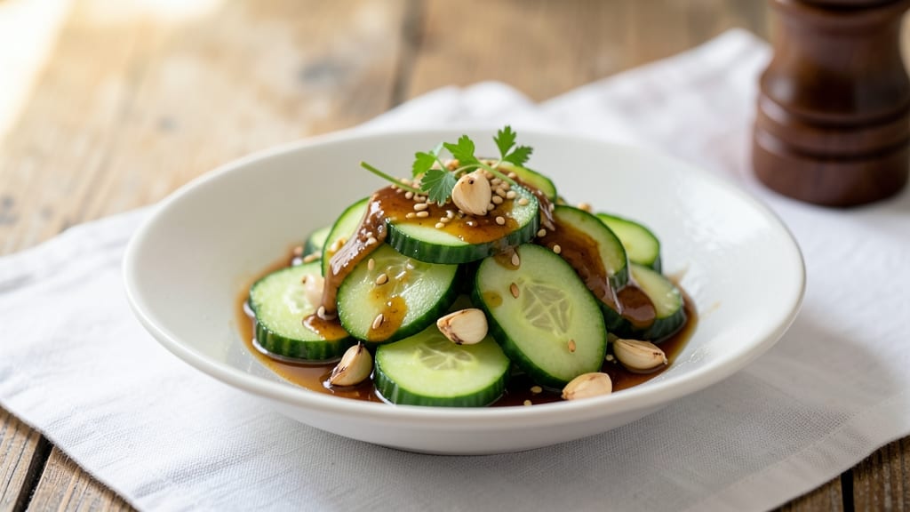 Asian Cucumber Recipe with Soy Sauce: Crunchy Refreshment in 10 Minutes