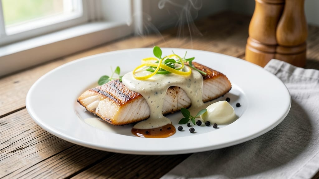 Baked Fish in Cream Sauce Recipe: Flaky Fillets Bathed in Velvety White Wine Magic