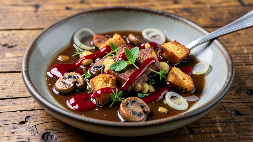 Venison Sauce Recipe: Deep Red Wine Reduction With Earthy Mushroom Notes