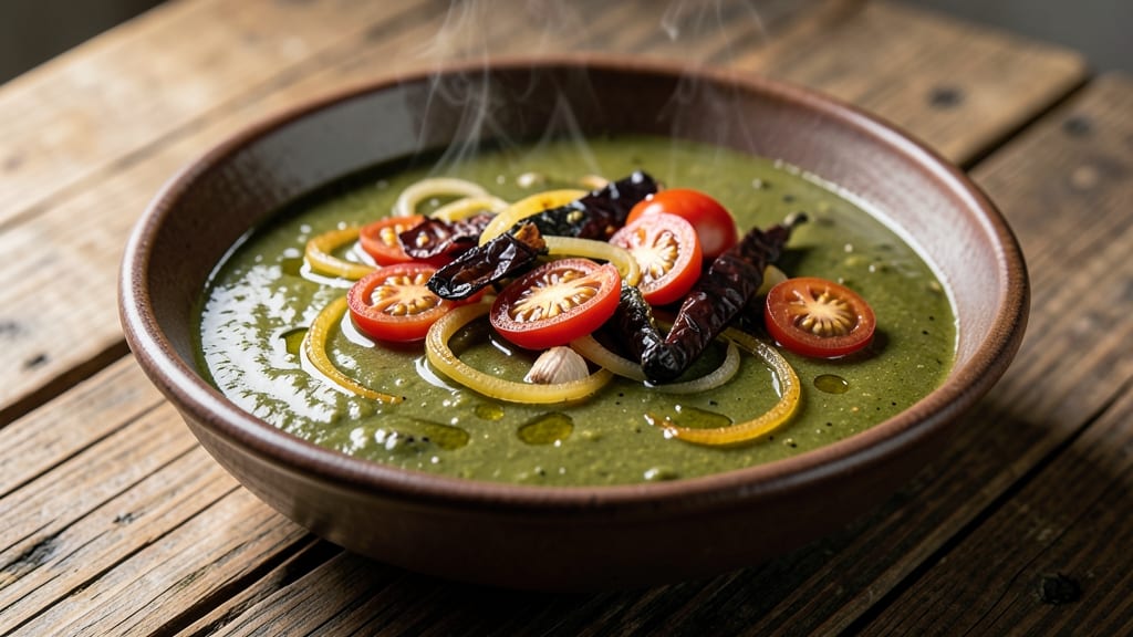 Authentic New Mexico Green Chile Sauce Recipe: Smoky Chipotle Heat With Roasted Tomato Base
