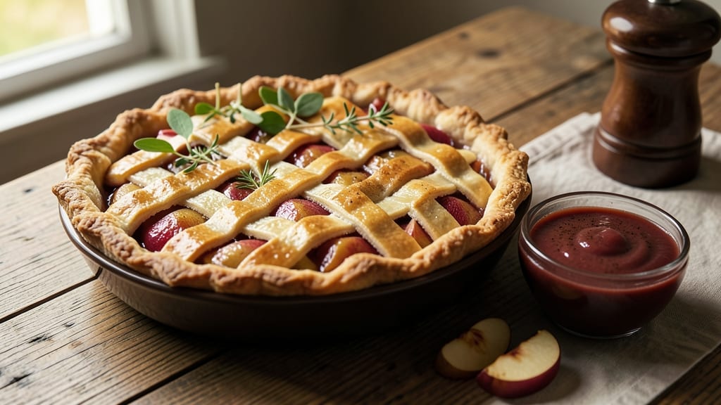 Apple Pie Recipe With Apple Sauce: Flaky Crust and Spiced Filling Fusion
