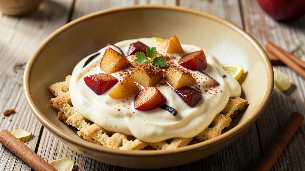 Apple Cream Sauce Recipe: Warm Spiced Apple and Vanilla Velvety Drizzle