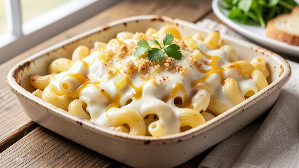 Baked Macaroni and White Sauce Recipe: Cheesy, Creamy One-Pan Comfort