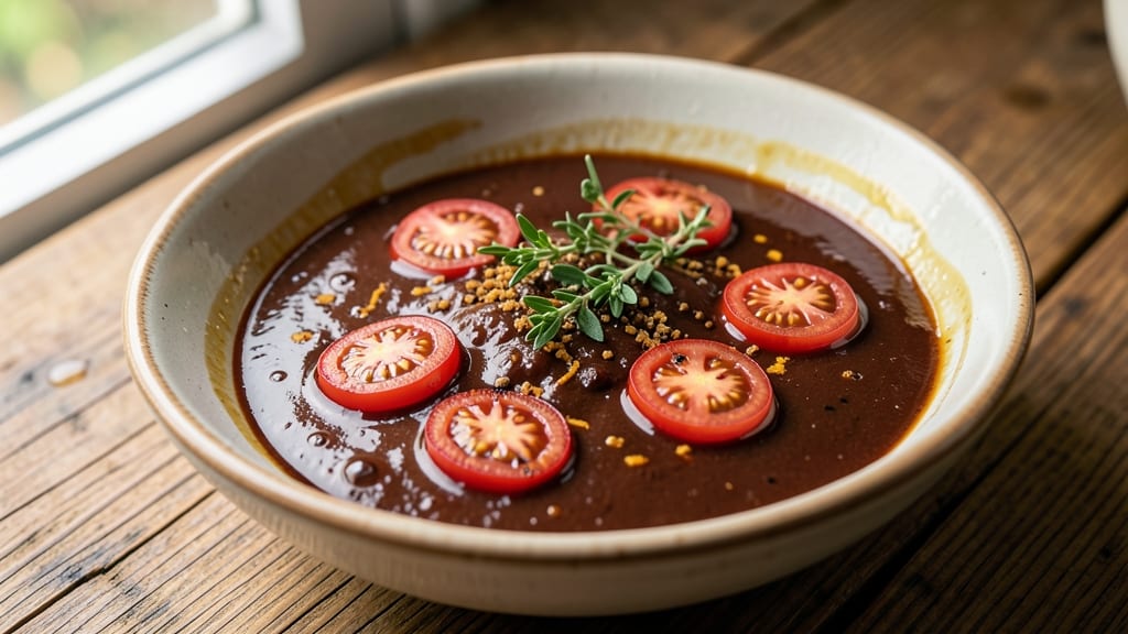Barbados Sauce Recipe: Rum-Infused Tomato Velocity with Celery Crown Crunch