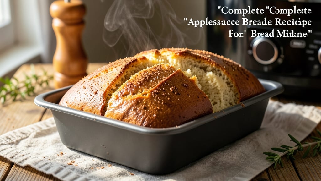Applesauce Bread Machine Recipe: Soft Spice-Packed Rise in One Cycle