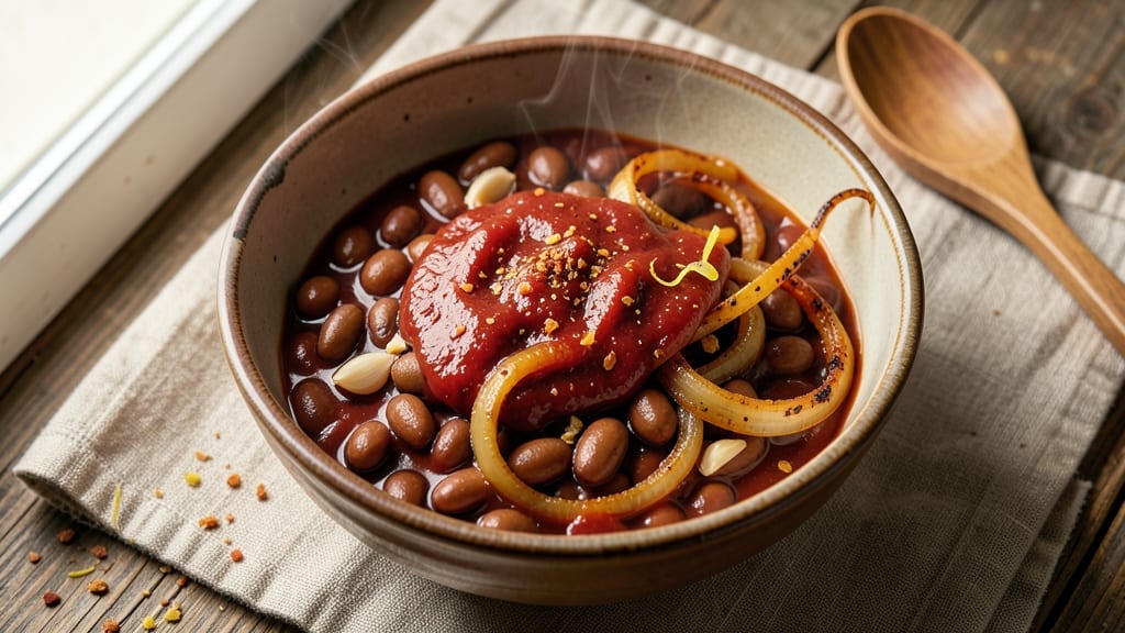 Baked Beans Recipe with Chili Sauce: Slow-Simmered Depth and Spiced Sweetness
