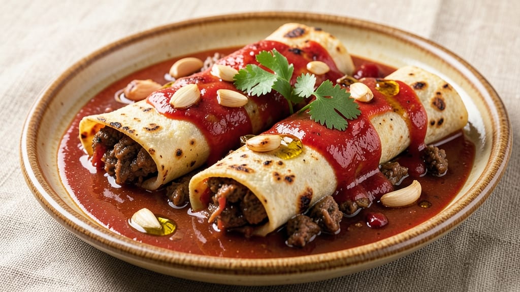 Authentic Beef Enchilada Recipe with Red Sauce: Smoky Chipotle Depth and Melted Cheese Layers