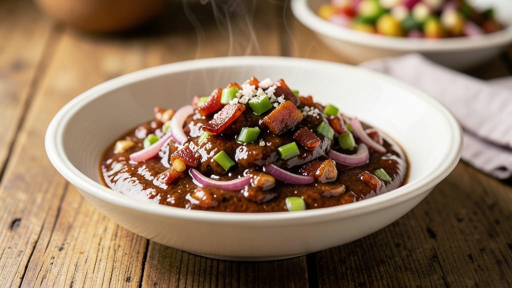 Bacon Cheeseburger Pizza Sauce Recipe: Smoky Tomato Base With Crispy Celery Bits