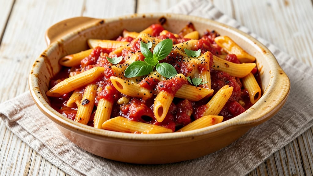 Baked Red Sauce Pasta Recipe: Crispy Breadcrumbs and Silky Tomato Threads