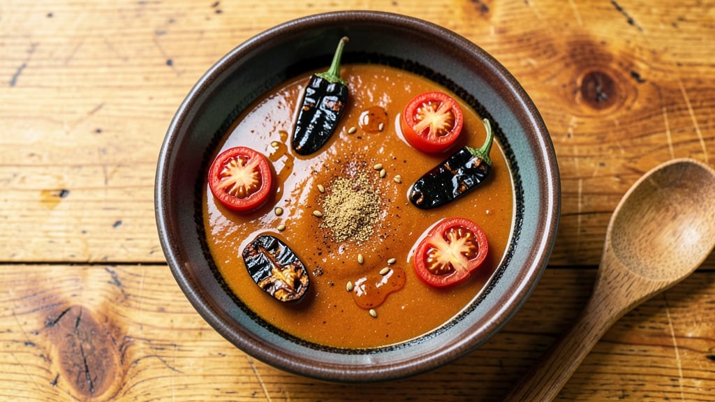 Anaheim Chili Sauce Recipe: Smoky Roasted Pepper Velocity With Crunchy Celery Topping