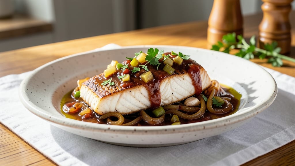 Baked Cod With Creole Sauce Recipe: Golden Crisp Top and Smoky Spice Kiss