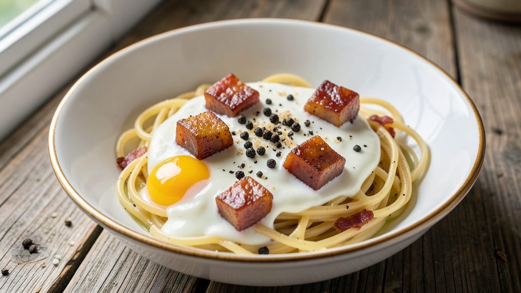Basic Carbonara Sauce Recipe: Egg-Yolk Emulsion Without Curdling Risks