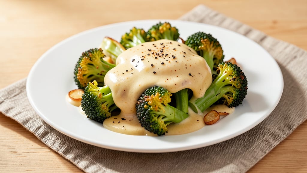 Baked Broccoli with Cheese Sauce Recipe: Crispy-Topped Cheesy Bliss in One Pan