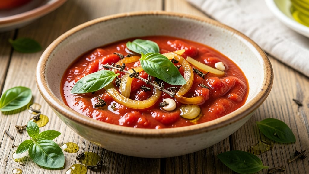 Authentic Marinara Sauce Recipe From Scratch: Slow-Simmered Umami Depth With Fresh Basil Zing