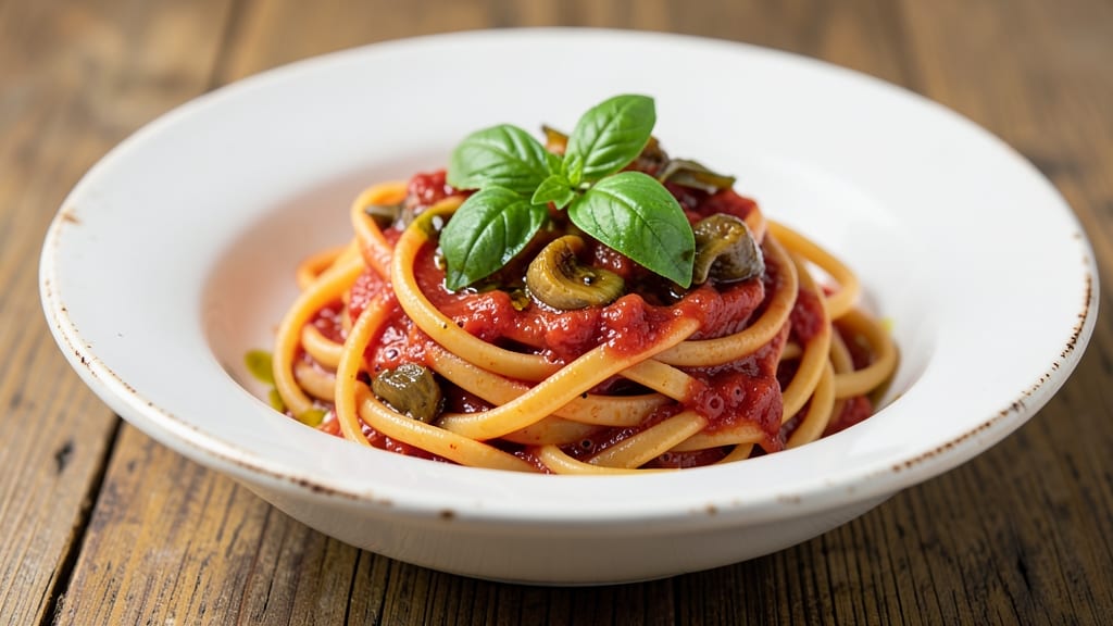 Basic Red Sauce Pasta Recipe: Tomato-Basil Richness in 25 Minutes