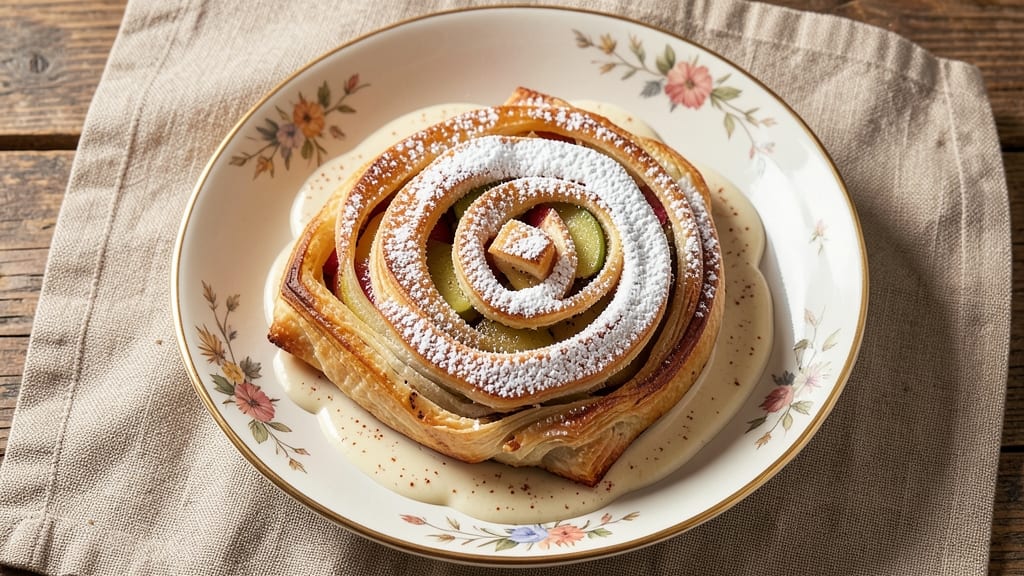 Apple Strudel With Vanilla Sauce Recipe: Flaky Layers and Warm Spice Harmony